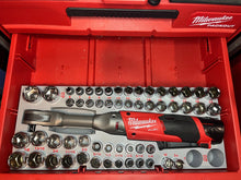 Load image into Gallery viewer, Packout Drawer Insert for M12 FUEL Extended Reach 3/8" Ratchet and 56-Piece Socket Set (ERASH) - Sidewinder Style