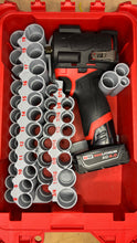 Load image into Gallery viewer, Packout Insert For Gen 2 M12 Stubby 3/8" Impact Wrench + 43-piece Impact Socket Set (SWASH2)