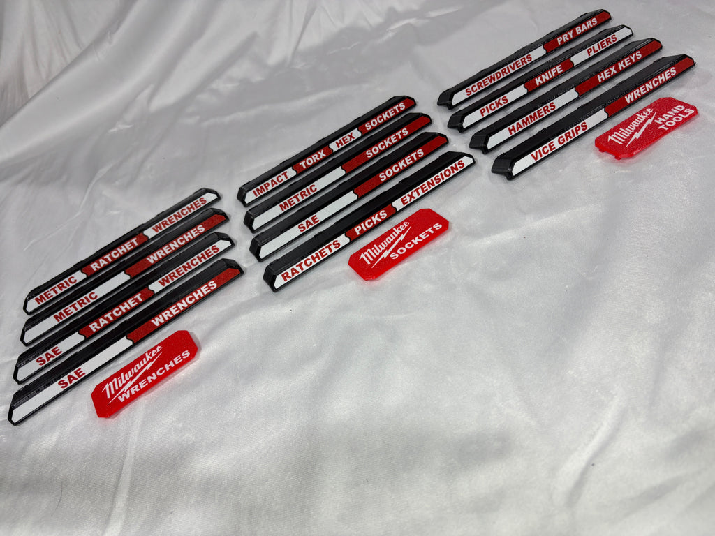 Handle and Badge Set for Milwaukee Master Mechanics Hand Tool Set (MMHS)
