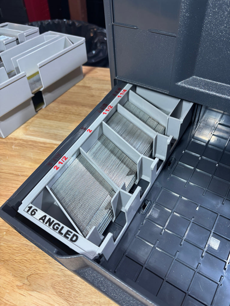 16 ga Angled Finish Nail Caddy for Systainer Drawers (SYS-NC16a)
