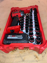Load image into Gallery viewer, Packout Organizer Insert for Stubby M18 Impact Wrench and 43-Piece Socket Set (SWASH 2854)
