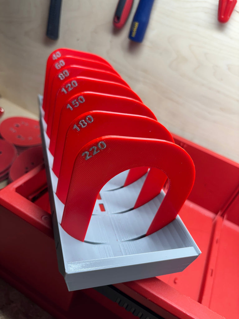 Packout Drawer Insert for 5" Sanding Discs (5SD D)