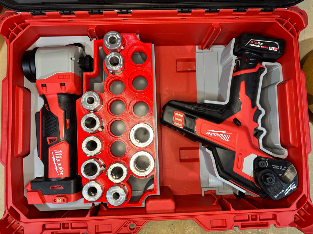 Packout Small Tool Box Half Insert For Milwaukee M12 Cable Cutter (MCC TB)