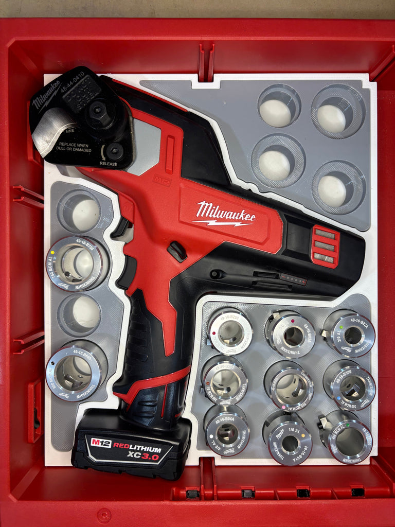 Packout Drawer Insert For Milwaukee M12 Cable Cutter (MCC D)