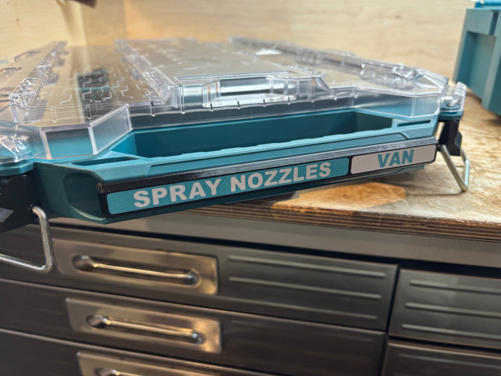 Low Profile MAKTRAK Organizer Labels