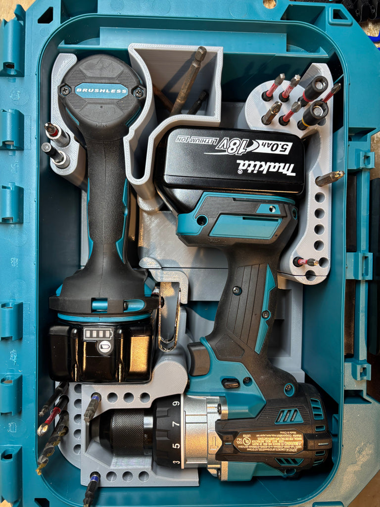 MAKTRAK Organizer insert for Makita 18v Drill & Impact Driver (Mk18DID MT)