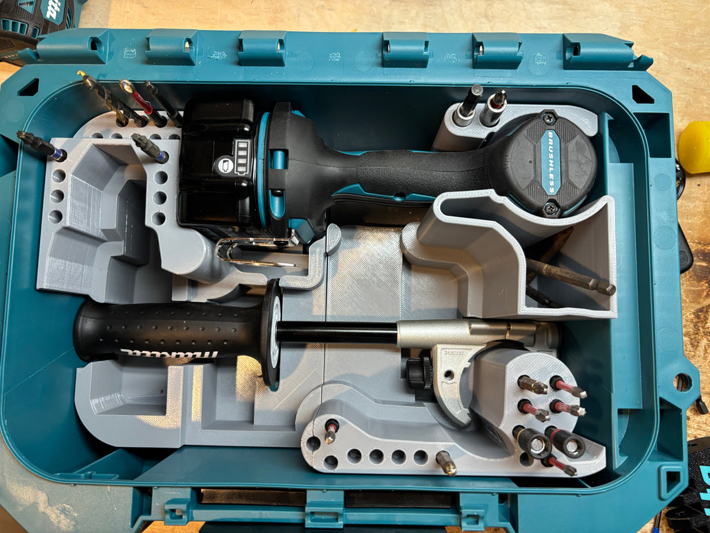 MAKTRAK Organizer insert for Makita 18v Drill & Impact Driver (Mk18DID MT)