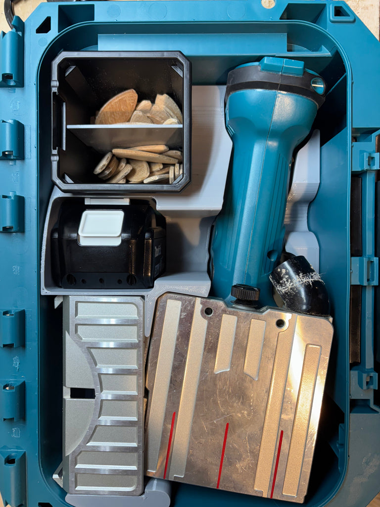 MAKTRAK Organizer insert for Makita 18v Biscuit Joiner (MkBJ MT)