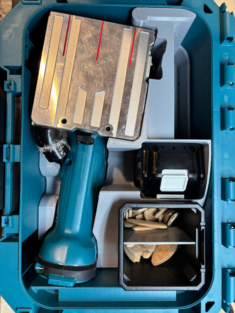MAKTRAK Organizer insert for Makita 18v Biscuit Joiner (MkBJ MT)