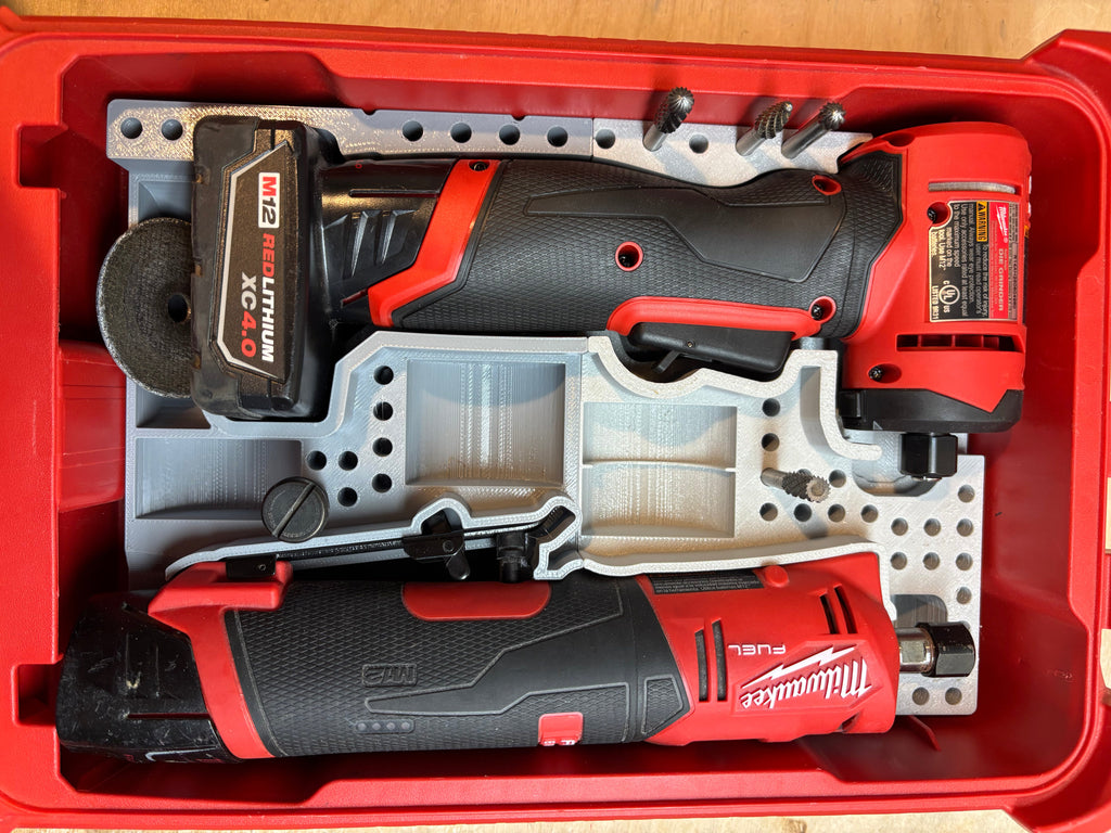 Packout Insert For M12 Die Grinders - Gen 2 (MDG2)