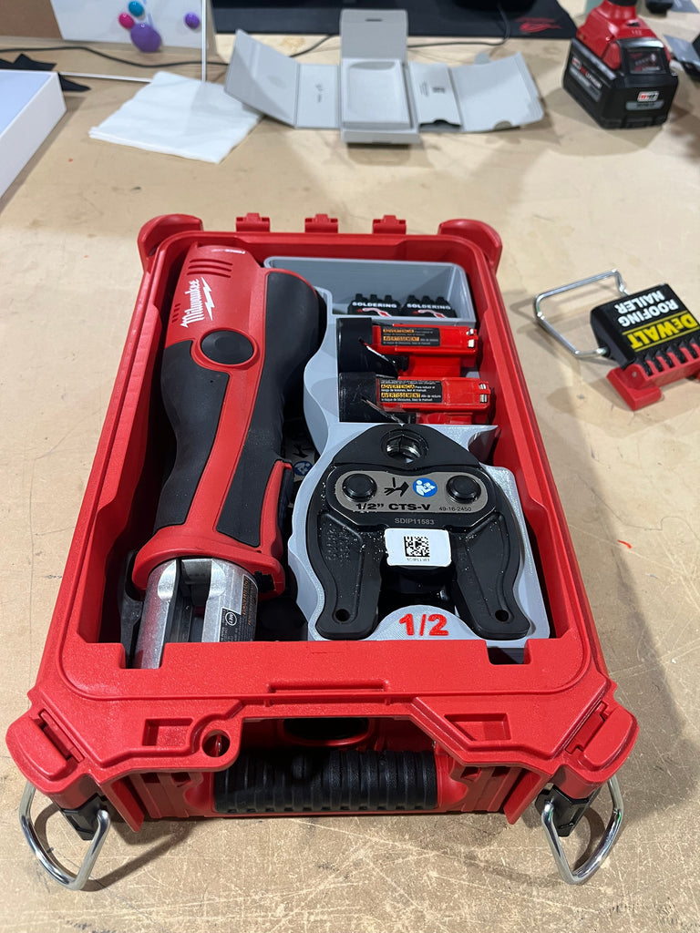 Packout Organizer Insert for M12 Pro Press Kit w/ 4 Jaws Ultimate Edition (MPP-U)