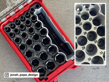 Load image into Gallery viewer, Packout Insert For 1/2" 29-Piece Metric Impact Socket Set - Jonah Pope Design (JP-H29M)
