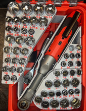 Load image into Gallery viewer, Packout Insert For M12 Extended Reach 3/8" Ratchet and 56-Piece Socket Set (MERSH)