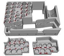 Load image into Gallery viewer, Packout Organizer Insert for NEW M12 Ratchets and Impact Socket Set (MRg2SH)