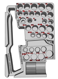 Packout Organizer Insert for NEW M12 Ratchets and Impact Socket Set (MRg2SH)
