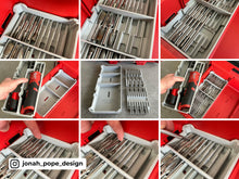 Load image into Gallery viewer, Slimline Packout Drawer Insert for M12 FUEL Straight Die Grinder - Jonah Pope Design (JPD-DG)
