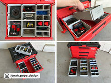 Load image into Gallery viewer, Slimline Packout Drawers Organizer Tubs Inserts (Gray/White) - Jonah Pope Design (JPD-OT)