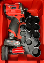 Load image into Gallery viewer, Packout Insert for M12 1/2” Stubby Impact Wrench and Lug Nut Sockets (SHWASH)