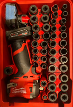 Load image into Gallery viewer, Packout Insert For M12 Stubby 3/8" Impact Wrench + 43-piece Impact Socket Set (SWASH)