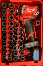 Load image into Gallery viewer, Packout Insert For M12 Stubby 3/8" Impact Wrench + 43-piece Impact Socket Set (SWASH)