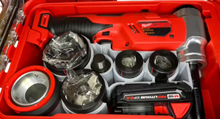 Load image into Gallery viewer, Packout Insert For M18 Force Logic 6-Ton Cordless Knockout Tool (MKOT) and Large Die (MKOD)
