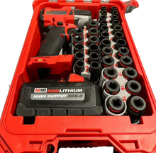 Load image into Gallery viewer, Packout Insert For M18 Mid Torque 3/8” Impact Wrench w/ 43-Piece Impact Socket Set (WASH)