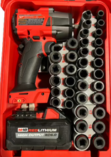 Load image into Gallery viewer, Packout Insert For M18 Mid Torque 3/8” Impact Wrench w/ 43-Piece Impact Socket Set (WASH)