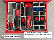 Load image into Gallery viewer, Slimline Packout Drawer Insert for M12 Fuel Multi Tool - Jonah Pope Design (JPD-MT)