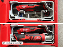 Load image into Gallery viewer, Slimline Packout Drawer Insert for M12 Right Angle Drill and Impact Driver - Jonah Pope Design (JPD-RADI)